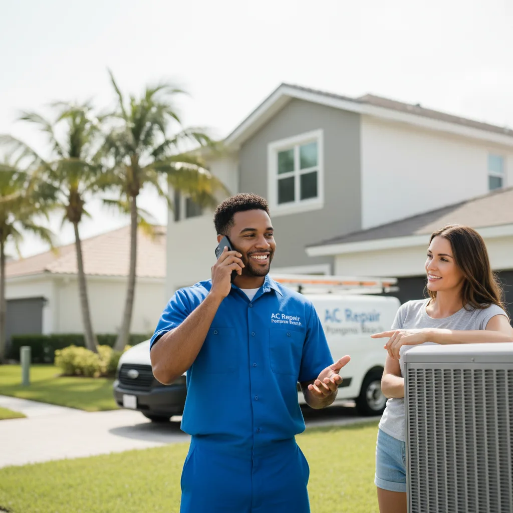 AC Repair Pompano Beach customer support in Leeper